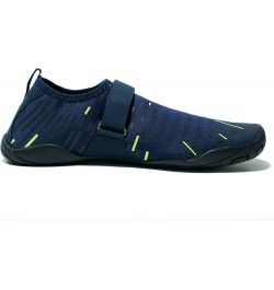 Men's Women's Barefoot Quick Dry Aqua Water Shoe Navy Blue $10.28 Outdoor Shoes