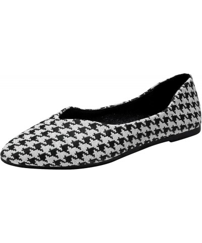 Women's Ballet Flats Women's Flats Ladies Comfy Shoes Soft Slip-On Casual Boat Shoes Z 11-black $12.63 Flats