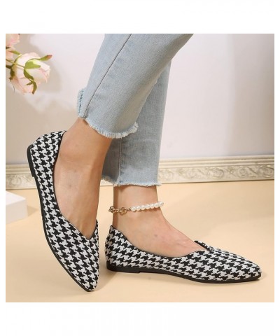 Women's Ballet Flats Women's Flats Ladies Comfy Shoes Soft Slip-On Casual Boat Shoes Z 11-black $12.63 Flats